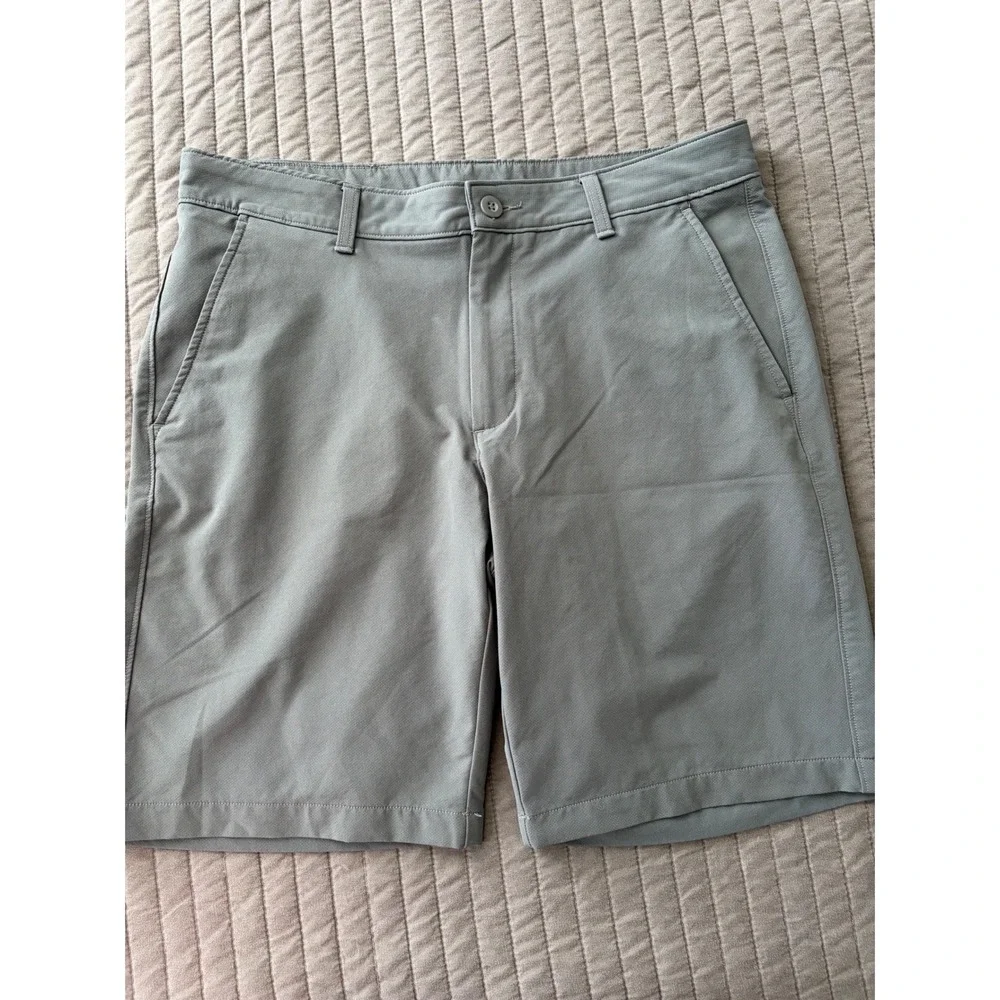 Under Armour Mens Gray Performance Golf Shorts Size 34 Polyester Activewear